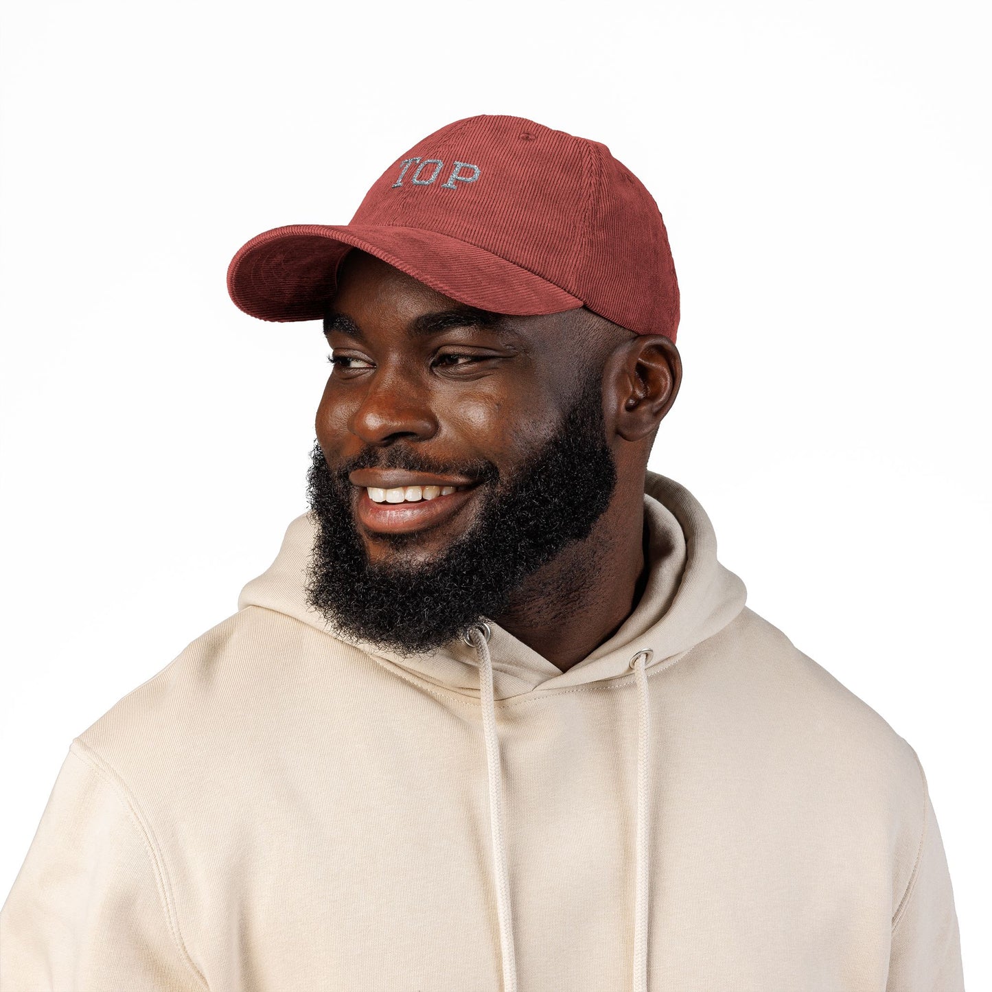 'TOP' Embroidered Vintage Corduroy Cap
